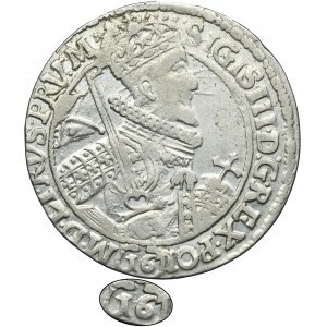 Sigismund III Vasa, 1/4 Thaler Bromberg 1621 - PRV M, RARE (16)