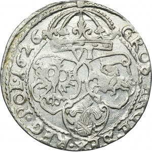 Sigismund III Vasa, 6 Groschen Krakau 1626