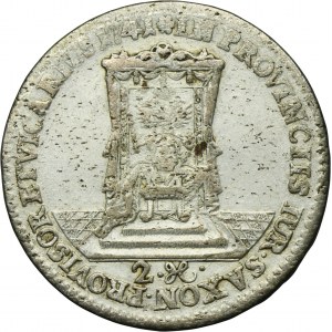 Augustus III of Poland, 2 Groschen Dresden 1741