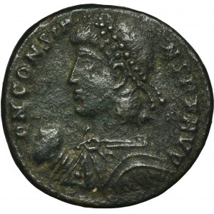 Roman Imperial, Constans, Follis