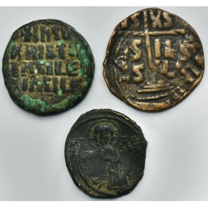 Satz, Byzantinisches Reich, Bronzen (3 Stück).