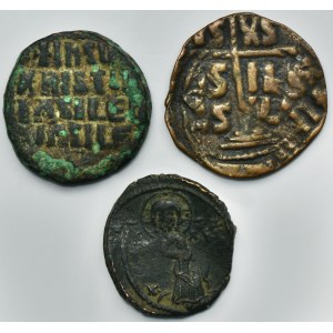 Set, Byzantine Empire, AE (3 pcs.)