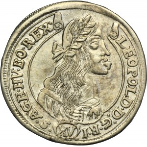 Hungary, Leopold I, 15 Kreuzer Kremnitz 1675