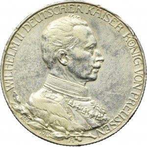 Niemcy, Królestwo Prus, Wilhelm II, 2 Marki Berlin 1913 A