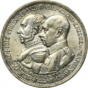 Germany, Mecklenburg-Schwerin, Friedrich Franz IV, 3 Mark Berlin A