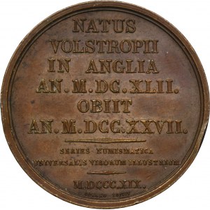 Francja, Medal Isaac Newton 1819