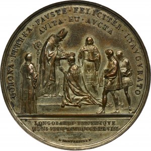 Austria, Ferdynand I, Medal z okazji koronacji Mediolan 1838