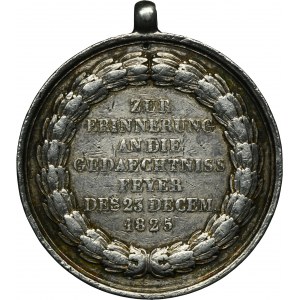 Rosja, Medal na pamiątkę śmierci cara Aleksandra I 1825 - RZADKI