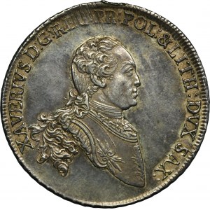 Xaver as administrator, Thaler Dresden 1768