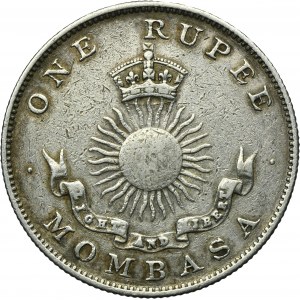 British East Africa, Mombasa, 1 Rupee Birmingham 1888 H