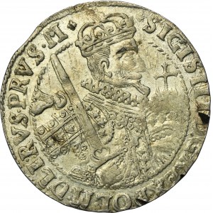 Sigismund III Vasa, 1/4 Thaler Bromberg 1622 - PRVS M