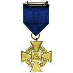 Niemcy, III Rzesza, Złoty Krzyż Zasługi za 40 lat w pudełku sygnowanym Deschler