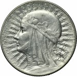 Głowa Kobiety, 5 złotych Warszawa 1932 - RZADKIE