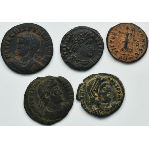 Set, Roman Imperial, Follis (5 pcs.)