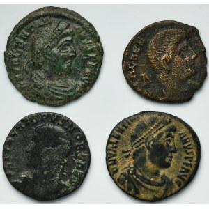 Set, Roman Imperial, Follis (4 pcs.)