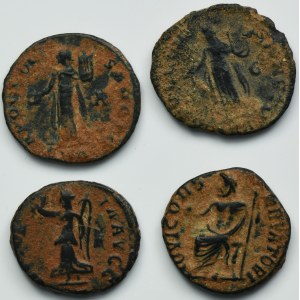 Set, Roman Imperial, Follis (4 pcs.)