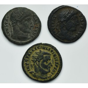 Set, Roman Imperial, Follis (3 pcs.)