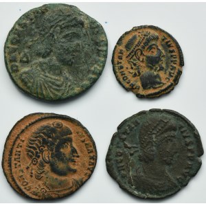 Set, Roman Imperial, Follis (4 pcs.)