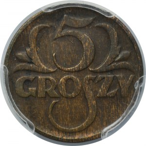 5 halierov 1934 - PCGS XF45 - vzácne