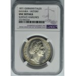 Germany, Bavaria, Ludwig II, Thaler Munich 1871 - NGC UNC DETAILS