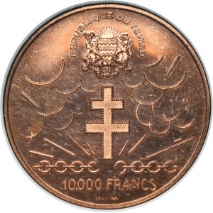 Chad, 10.000 Francs Paris 1970 - NGC PF64 RD ULTRA CAMEO