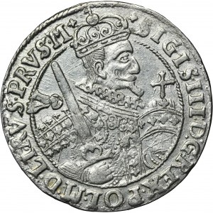 Sigismund III Vasa, 1/4 Thaler Bromberg 1622 - PRVS M