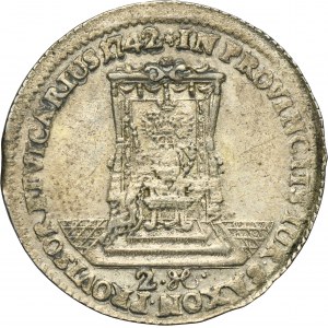 Augustus III of Poland, 2 Groschen Dresden 1742