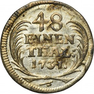 Augustus II the Strong, 1/48 Thaler Dresden 1731 IGS