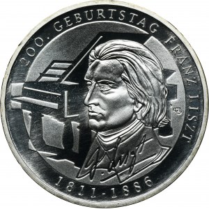 Germany, 10 Euro Karlsruhe 2011 G - 200th Birth Anniversary of Franz Liszt