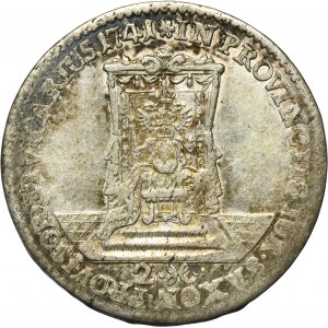 Augustus III of Poland, 2 Groschen Dresden 1741