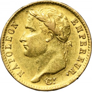 France, Napoleon I, 20 Francs Lille 1810 W