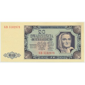 20 zloty 1948 - KB -