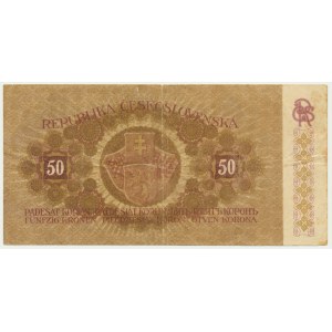 Czechosłowacja, 50 koron 1919