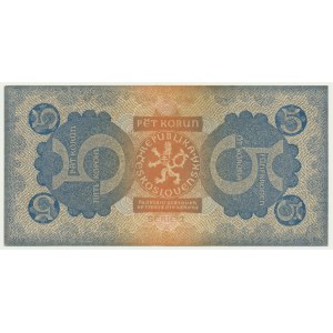 Czechosłowacja, 5 koron 1921