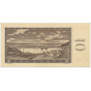 Czechosłowacja, 10 koron 1960 - ładny numer seryjny