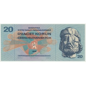 Czechoslovakia, 20 Korun 1970