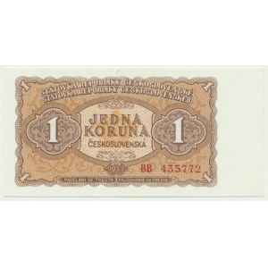 Czechoslovakia, 1 Koruna 1953
