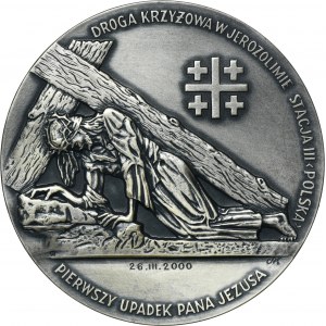 Medal Polish Soldiers on the Trail of Christ 2001 - STATION III