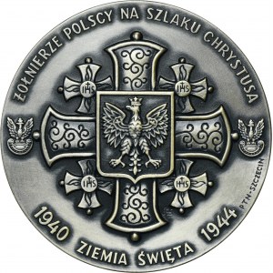 Medal Polish Soldiers on the Trail of Christ 2001 - STATION III