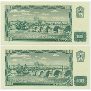 Czechosłowacja, 100 koron 1961 (2 szt.) - numery kolejne