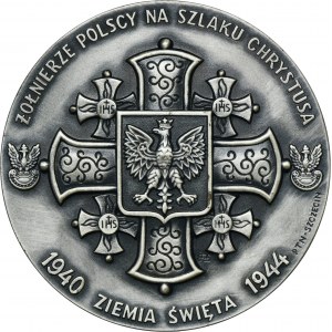 Medal Polish Soldiers on the Trail of Christ 2001 - STATION IV