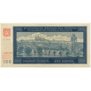 Czechy i Morawy, 100 koron 1940 - GB - II emisja - RZADKA SERIA