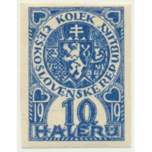 Czechoslovakia, 10 Haleřu stamp 1919