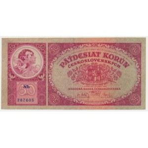 Czecholovakia, 50 Korun 1929
