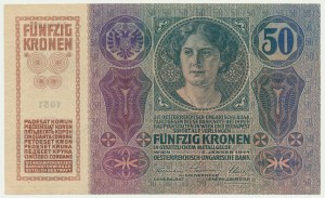 Československo, 50 halierov (1919) na 50 korún 1914