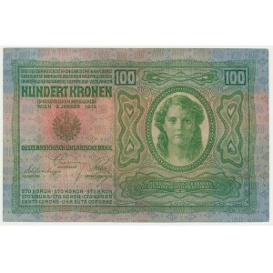 Austria, 100 koron 1912