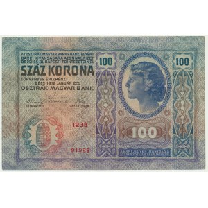 Austria, 100 koron 1912