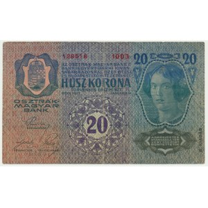 Austria, 20 Kronen 1913 - II issue