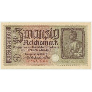 Germany, 20 Reichsmark (1940-45)