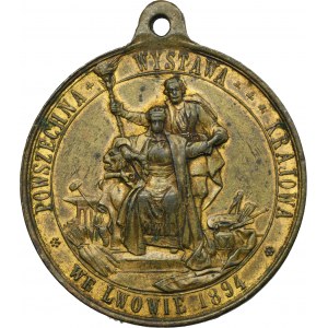 Medal Powszechna Wystawa Krajowa Lwów 1894 - RZADKI